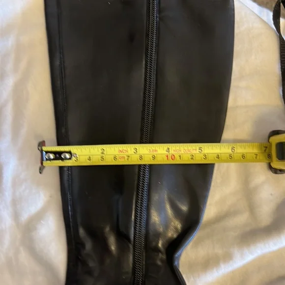 Black stacked heels boots - Picture 12 of 14